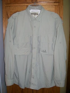 Cabela’s 25+UPF Guidewear Convertible L/Sleeve Vented Fishing Shirt Men's sz XL - Picture 1 of 8