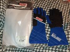 Simpson    Race Gloves,  Blue  Oval Rally  Racing S  Nos In Package 