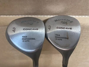 Mercury II Concave 3 Wood Golf Club 15 20 Degree Graman Super Flex RH Lot of 2 - Picture 1 of 6