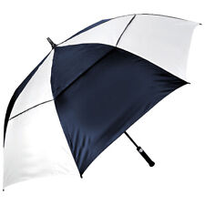 Orlimar Golf Cyclone 62" Double Canopy Umbrella, Navy/White