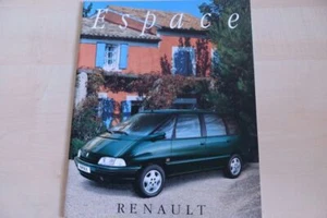 0000108) Renault Espace J63 Family Limited Elysee 2.2 3.0 V6 Prospekt 01/1996 - Bild 1 von 1