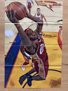 Lebron James Baron Davis Poster Vintage NBA Jersey Air Jordan Kobe 189 - Picture 1 of 6