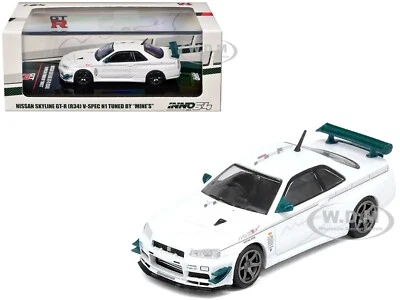 NISSAN SKYLINE GT-R (R34) V-SPEC N1 RHD MINE'S 1/64 INNO MODELS IN64-R34VS-MINES - Image 1 of 4