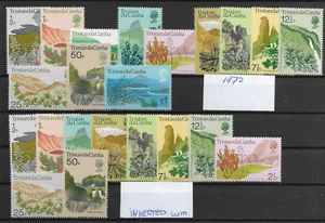 TRISTAN DA CUNHA @ 1972 MNH Plants SG158/169 + INVERTED WM NICE PRICED @GB1731A - Picture 1 of 1