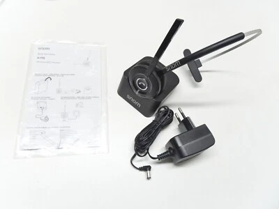 Snom A190 Wireless DECT Headset mit Basis und Netzteil TOP Zustand - Bild 1 von 2