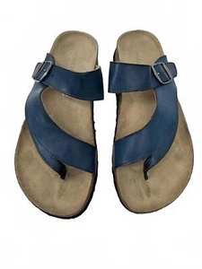 Rialto Fletcher Teal Toe Thong Sandals Size 9 - Picture 1 of 6