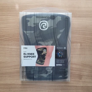 Rehband RX Knee Sleeves (Pair) – 5mm – Camo – Size XL – New in Package - Picture 1 of 4
