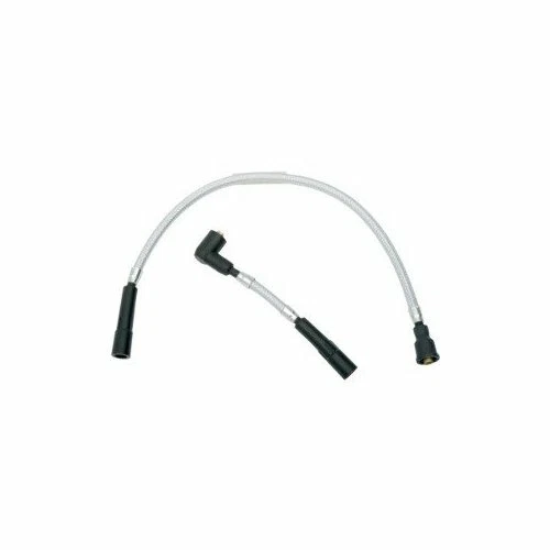 Cables de bujía trenzados de acero inoxidable pulido Magnum Harley Softail 84-99 Fx 91-98 Foto 1 de 1