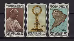 S24648) Dealer Stock Vatican 1968 Cat. Unif. 461/63 MNH** Bogota 3v (x10 sets) - Picture 1 of 1