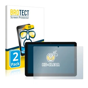 2x Display Schutz Folie für Mediacom SmartPad 10 Azimut 2 Zubehör Transparent - Bild 1 von 6