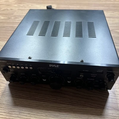 Pyle PDA6BU Compact Integrated Power Digital Amplifier Bluetooth Stereo Receiver - Image 1 of 4