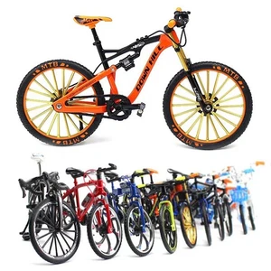 Mini juguete de carreras escala 1:10 moda aleación simulación bicicleta modelo bicicleta de montaña - Imagen 1 de 15