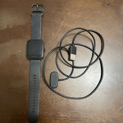 Amazfit Water Resistant Smart Watch A2008 Black Touchscreen Fitness Tracker - Image 1 of 4
