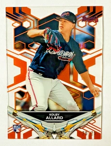 2018 Topps High Tek Kolby Allard ORANGE Acetate RC SP #/25 Braves Rookie! - Picture 1 of 3