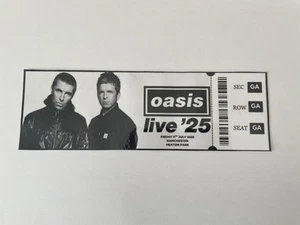 Personalizable Oasis Souvenir Concert Ticket - Picture 1 of 4