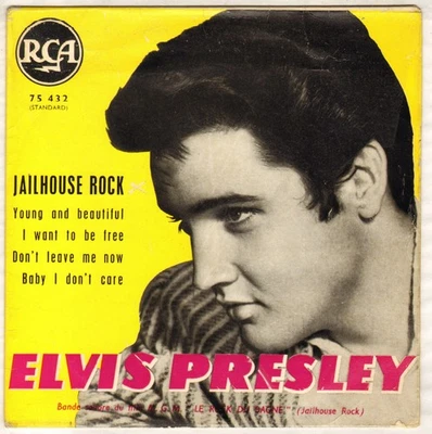 ELVIS PRESLEY "JAILHOUSE ROCK" EP 1959 RCA 75432 - Photo 1/4