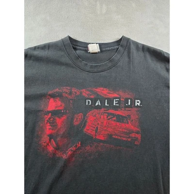 Camiseta Dale Earnhardt Jr Para Hombre XXL 2XL Negra Roja Persecución Auténtica Envejecida Foto 1 de 4