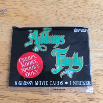 1991 Topps The Adams Family  Sealed Card Pack x 3 - Image 1 of 2