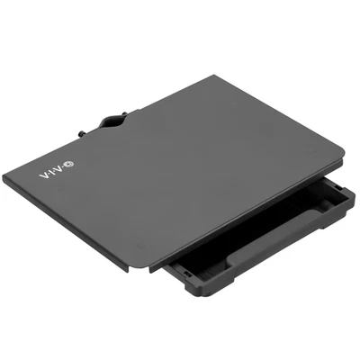 VIVO Clamp-on 14" x 10" Utility Shelf Pole Mount with Storage Drawer - Image 1 of 4