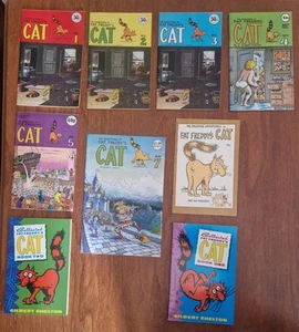 Fat Freddy's Cat By Gilbert Shelton and Dave Sheridan, Nine Comic Books (9) PB - Picture 1 of 4