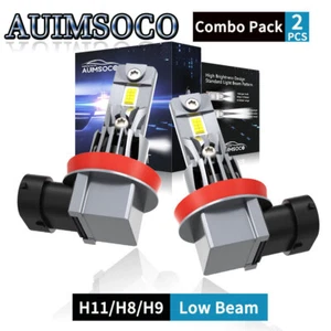 LED Headlight Kit Bulbs H11/H8/H9 Low Beam 6500K Cool White 36000LM Super Bright - Picture 1 of 15