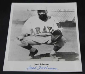 JOSH JOHNSON SIGNED 8X10 PHOTO AUTOGRAPH GRAYS NEGRO LEAGUE D5718 - Picture 1 of 2