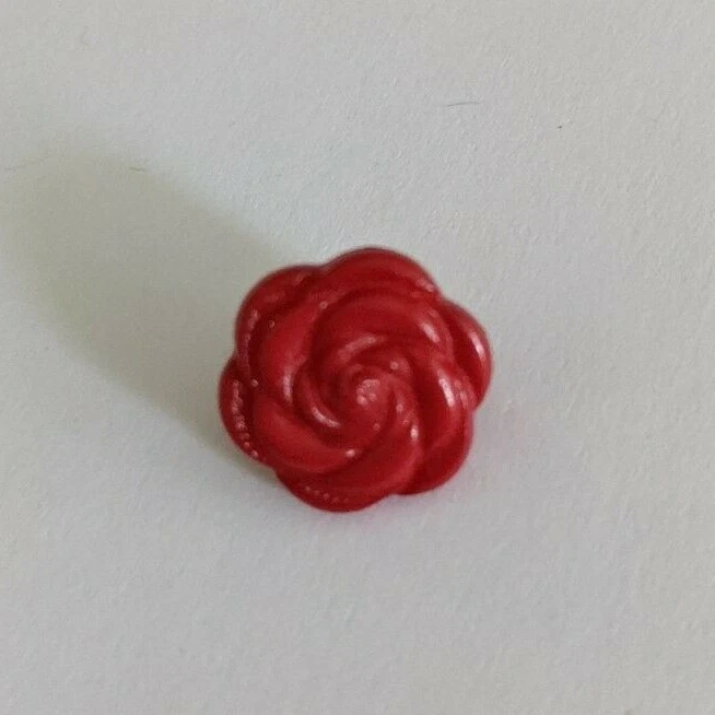 Floral Shank Button 15mm -3/5 inch Dill Buttons(Choose Color)     - Image 1 of 1