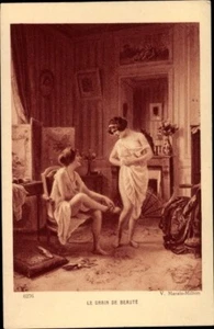 Two Women Undressing Semi-Nude in Petticoats, “The Beauty Mark” Artist; Mint - Bild 1 von 2