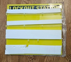 BRADY 50992 Lockout Station Unfilled 21-1/2 In H 5TA76 - Picture 1 of 2