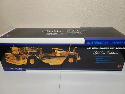 Raspador de pago International IH 433 - Gold First Gear modelo a escala 1:25 #49-0110 nuevo Foto 1 de 4