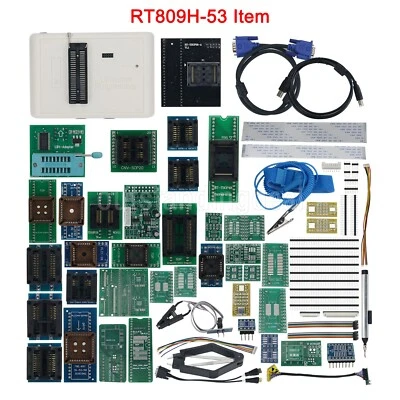 RT809H-53 Item Universal IC Programmer EMMC-Nand FLASH Programmer + 53 Items ot2 - Image 1 of 4