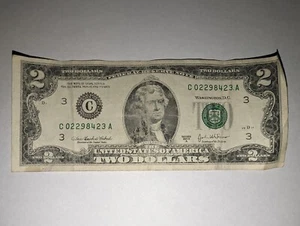 2003 Series A Two Dollar Bill - Picture 1 of 4