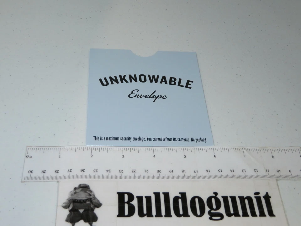 2008 Cranium Party Playoff Board Game Unknowable Envelope Part Only - Image 1 of 1
