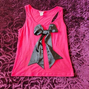 Vintage 2000s Y2K Supre Hot Pink Emo Scene Punk Rock Top Size M - Picture 1 of 11