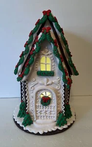 Illuminated Holiday Garland Gingerbread Cottage by Valerie - Large - Picture 1 of 4
