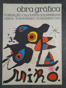 Mirò - manifesto litografico - 1974 - Foto 1 di 2