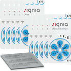 60X Signia Hearing Aid Batteries Pr44 675 Blue (10X Blister Of 6) +...