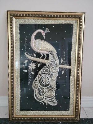 Colgante de pared de pavo real Foto 1 de 3