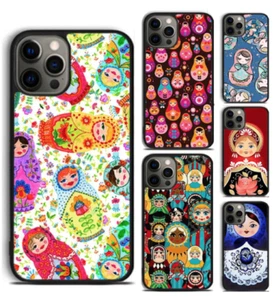 Russian Dolls Matryoshka Coque Cover Case For Iphone 16 Pro Max 15 14 13 12 11 - Photo 1 sur 10