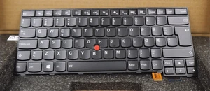 Genuine New Lenovo IBM ThinkPad T460s 00PA472 NORDIC QWERTY Backlit Keyboard - Afbeelding 1 van 2