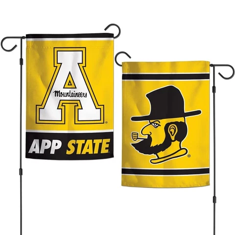 APPALACHIAN STATE MOUNTAINEERS 12"X18" 2 SIDED GARDEN FLAG NEW WINCRAFT 👀 Cover