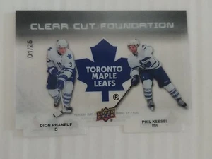 2011-12 Upper Deck Clear Cut Foundation Dion Phaneuf - P. Kessel #01/25 CCF27 - Picture 1 of 2