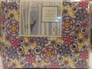 HomeGrown TWIN Flannel Sheet Set - Picture 1 of 3