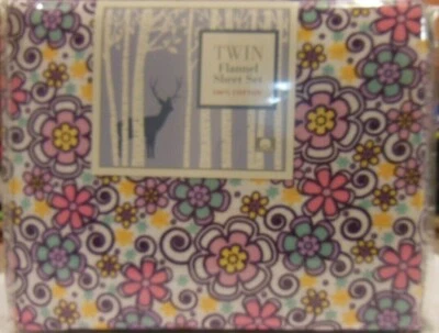 Juego de sábanas de franela HomeGrown TWIN  Foto 1 de 3
