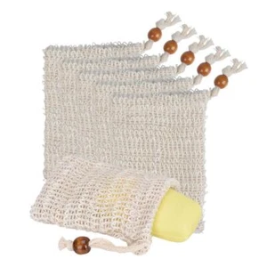 20 Pack Soap Exfoliating Bag, Natural Soap Saver Hand Made Sisal Mesh Soap Ba... - Picture 1 of 7