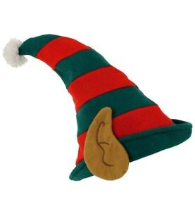 1pcs Christmas elf hat Polyester Xmas Hat Fancy Dress Costume One Size Fun Hat