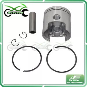 Piston & Rings Kit For EZGO 2 Cycle Gas Golf Cart 1989 - 1993 Standard Bore 3PG - Picture 1 of 9