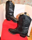 Ariat Black Leather Men's Boots Size 12d Style 34601 Cowboy Western Embroidered