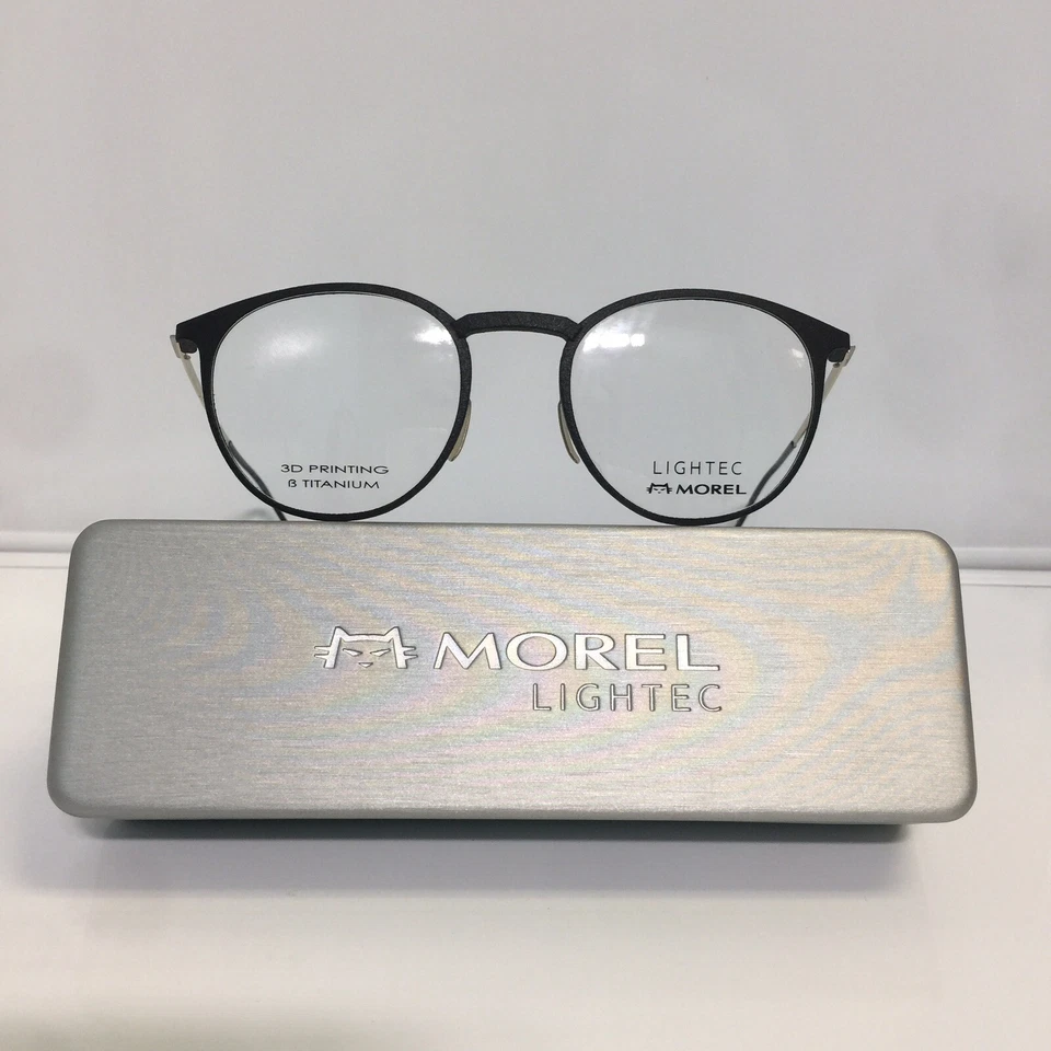 Nuevo Lightec 30071L ND04 Negro Satinado Impresión 3D Titanio Templos Anteojos 50mm Foto 1 de 4