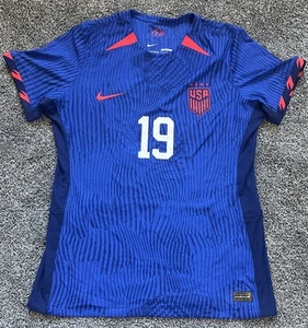 Nike Crystal Dunn USA Match Dri-FIT ADV Soccer Jersey Womens Large DR3860 406 - Picture 1 of 7